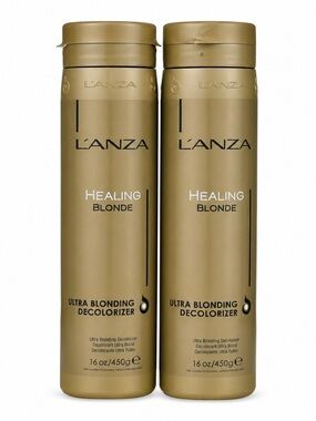 L’ANZA Healing Blonde Ultra Blonding Decolorizer 16 oz 450g Hair Lightener x2